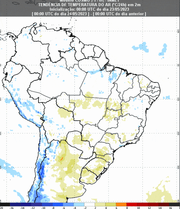 Estimativa Da Atuação Da Massa De Ar Frio Na Região Centro-Sul