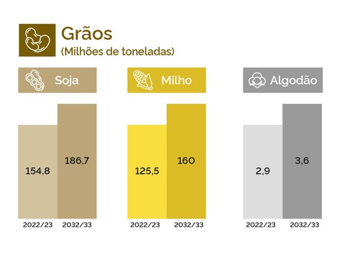 Previsão De Crescimento Da Produção De Grãos No Brasil