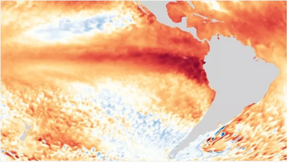 Anomalias na região do Pacífico Equatorial usada para classificar o El Niño exibem alterações que não são vistas desde 2015-2016