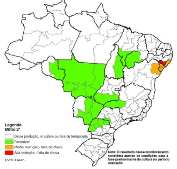 Regiões Favoráveis Ao Cultivo Do Milho Safrinha No Brasil